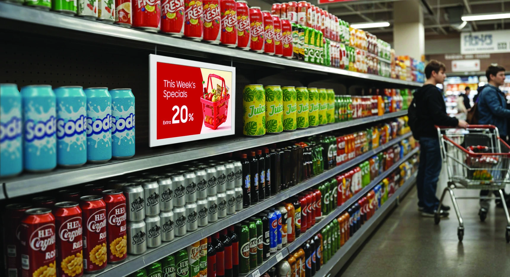 Samsung Color E-Paper sa promotivnom ponudom u supermarketu